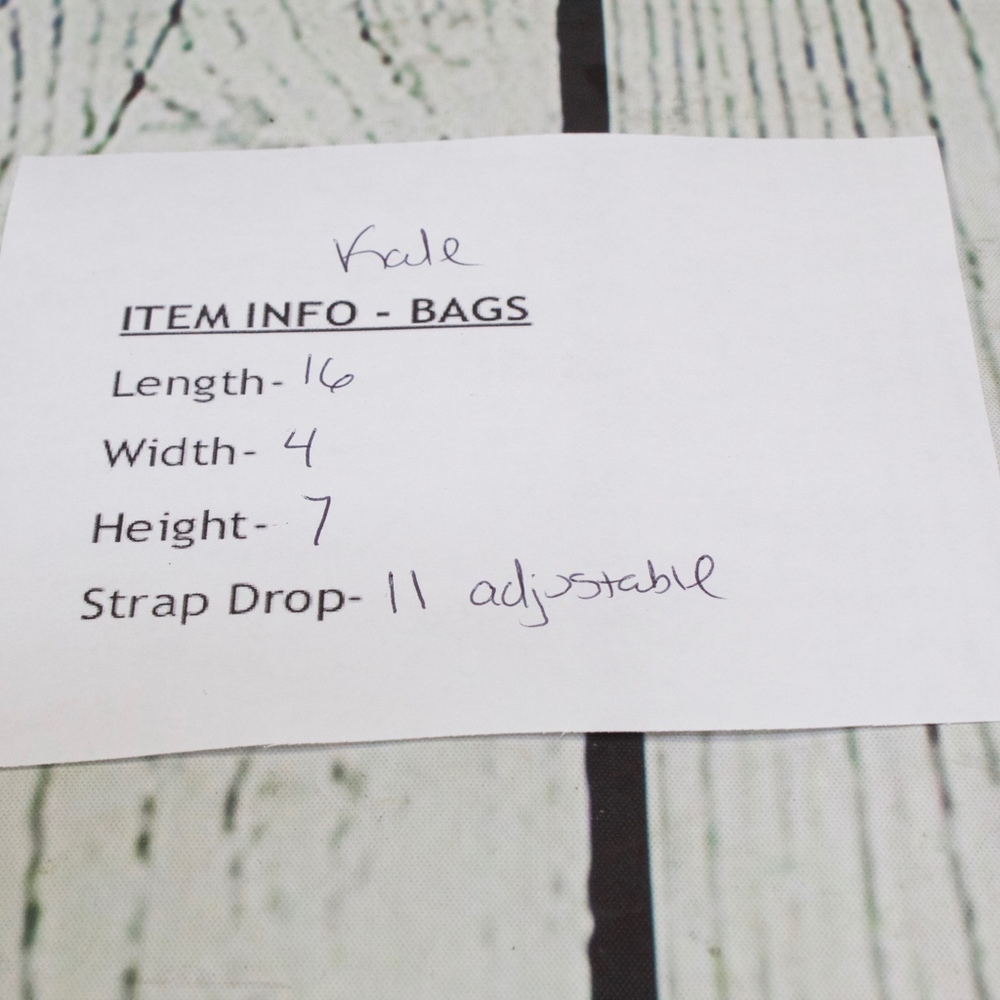 Kale Green Leather Handbag Should Bag Purse - Picture 8 of 8